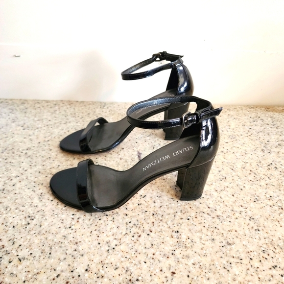 Stuart Weitzman Black Patent Heels - Picture 2 of 5